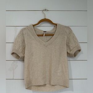 NWOT free people Annabel Cashmere Shirt